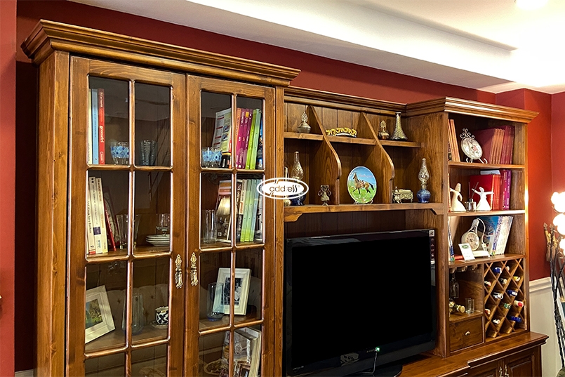 Bookcase Fireplace